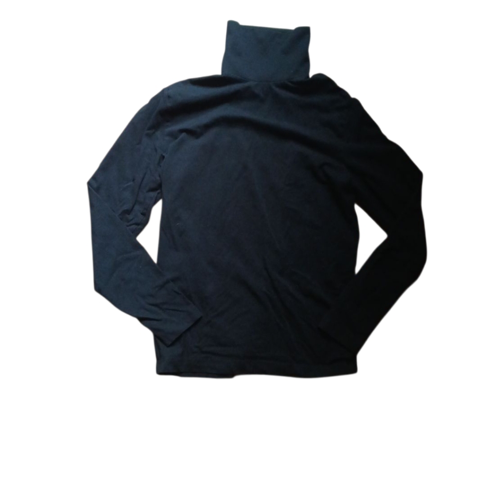 H&M Black Cotton Turtleneck